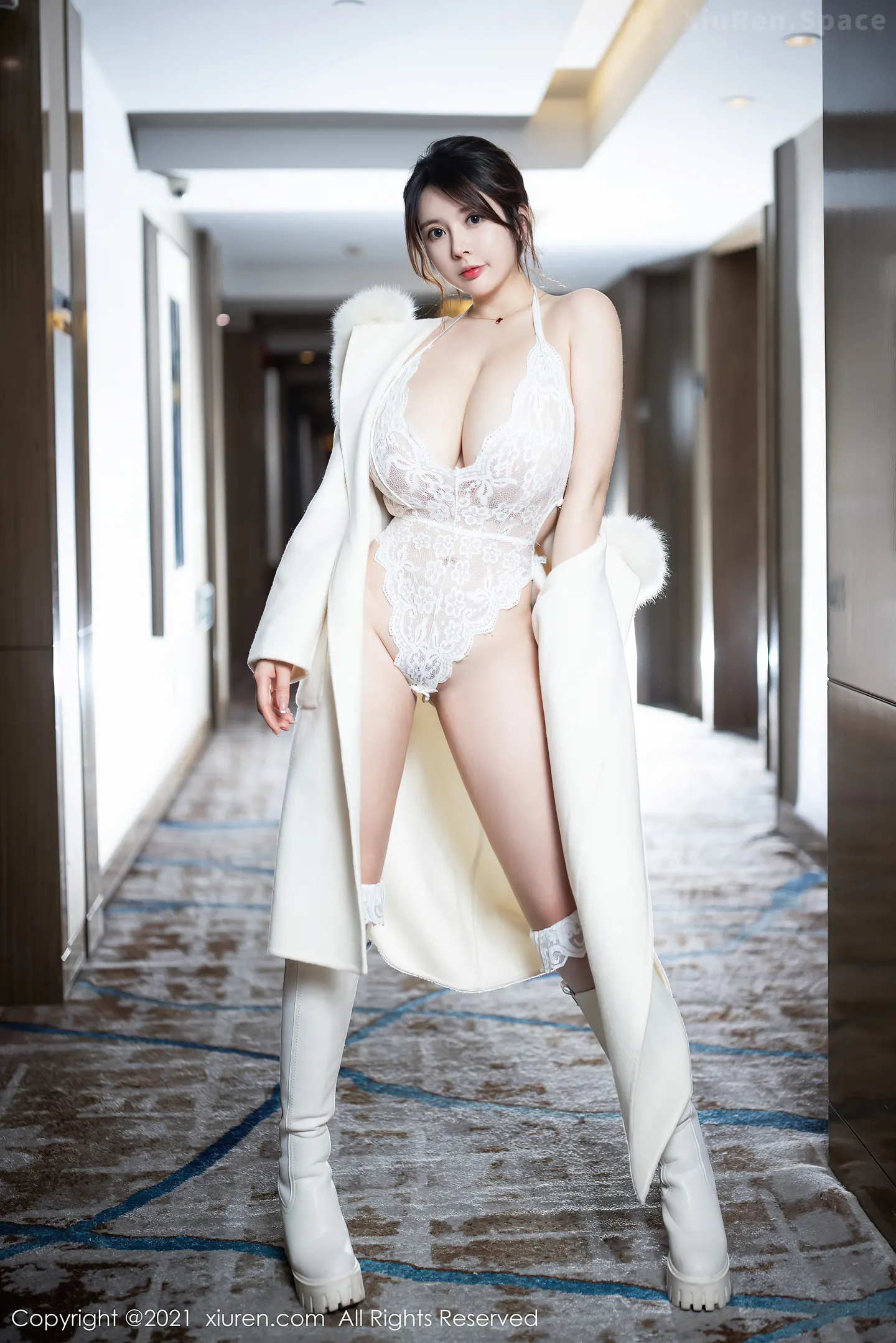 图片[6]-[XiuRen秀人网]VOL.3121 嫩模奶油妹妹精致镂空情趣内衣配蕾丝袜秀童颜巨乳极致诱惑写真45P-秀人网官方网站